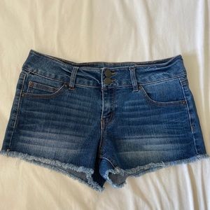 denim shorts
